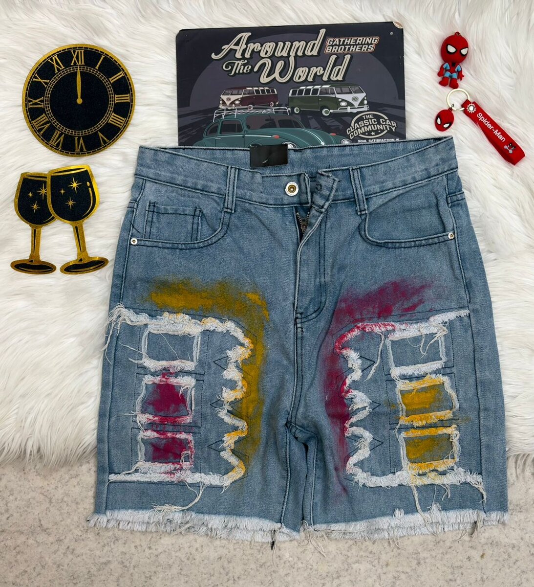 Shorts en jean branchés