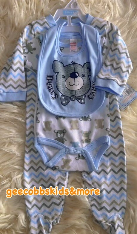 Cutie Beary 3 Pieces Set