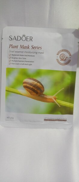 Snail sheet mask