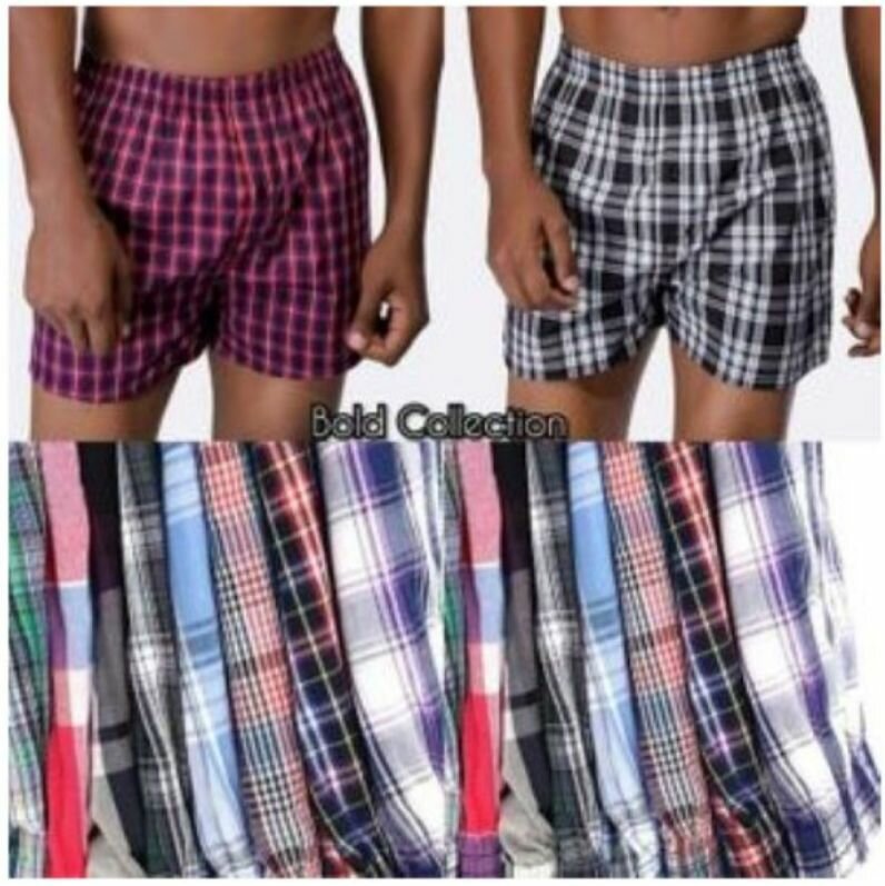 Boxers homme à carreaux, confort