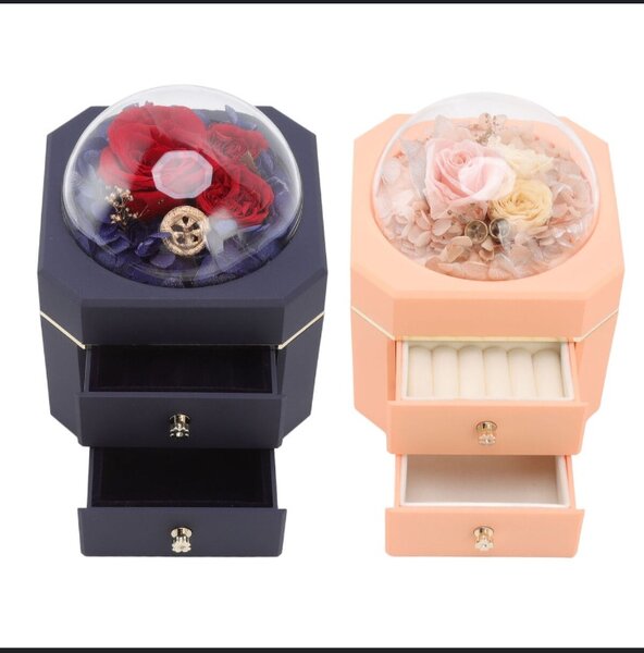 Coffret de bijoux en fleur