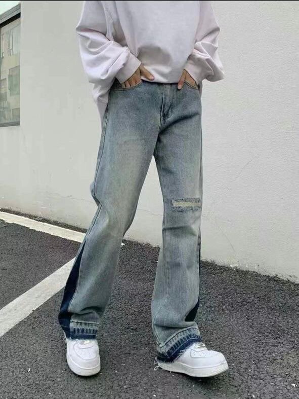 Jeans décontractés unisexes