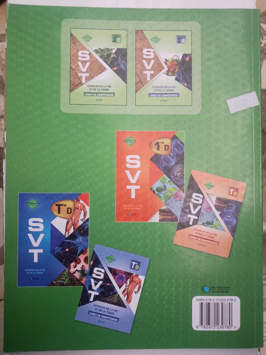 Livre SVT 2e Émergence