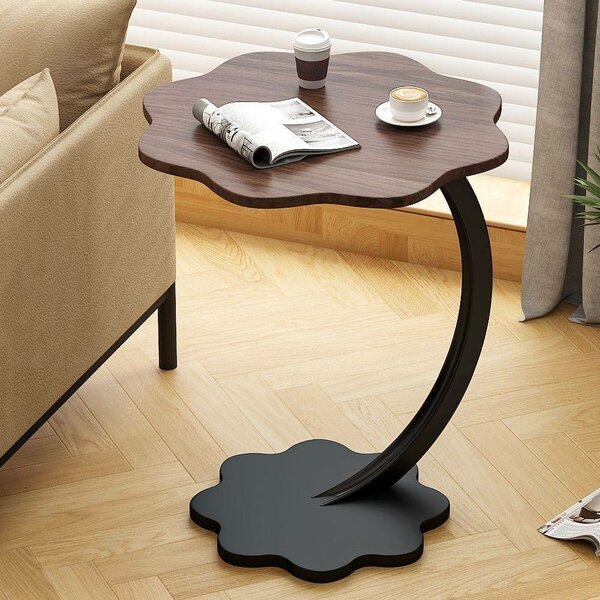 Table d'appoint moderne fleur