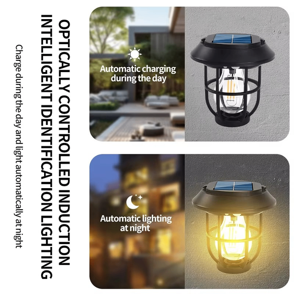 Lampadaire solaire extérieur