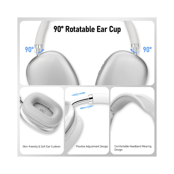 P9 Wireless Bluetooth HiFi Stereo Over-Ear Headphones