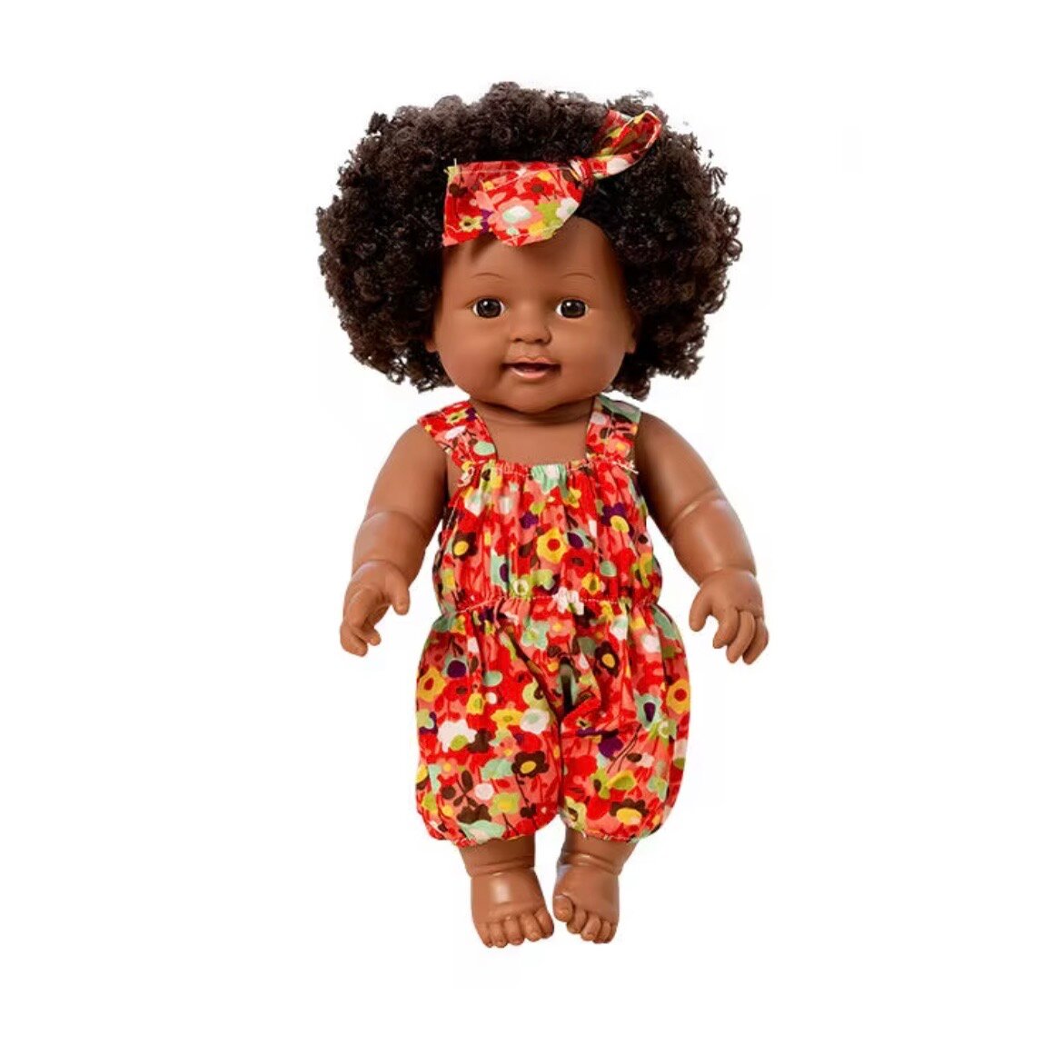 Poupée bébé en tissu coloré