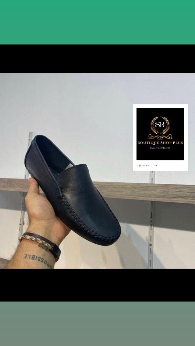 Chaussures baladeuse authentique cuir d'origine avec sa boit