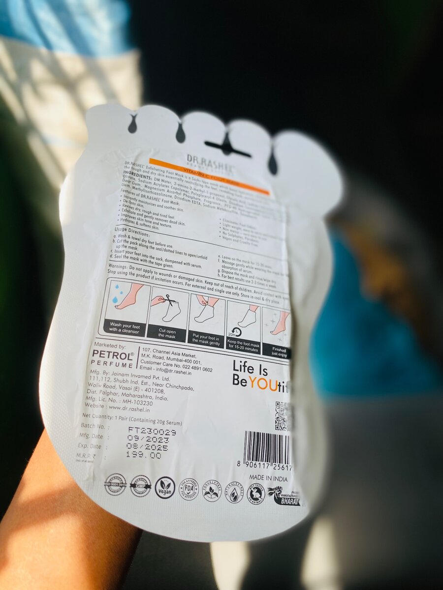 Dr rashel foam wash,face wash and foot mask