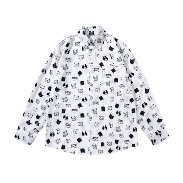 Рубашка - "Мультяшные котики"