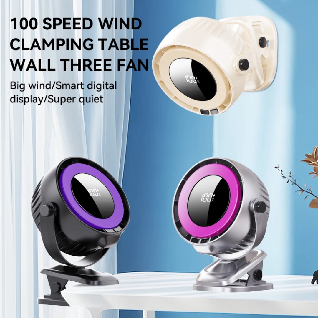 Ventilateur silencieux multifonction