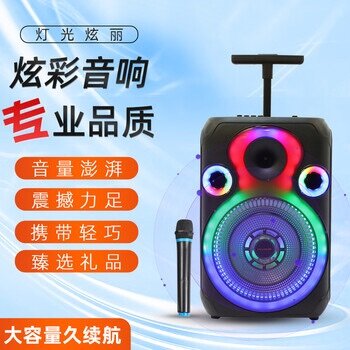 Haut-parleur portable LED