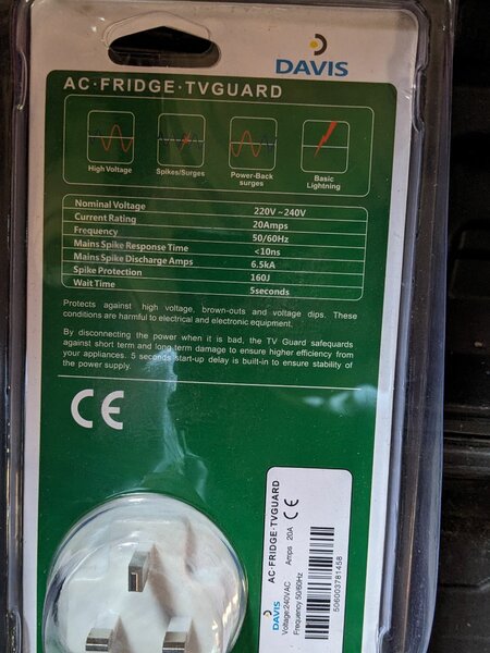 fridge/tv/ac guards 20 amps