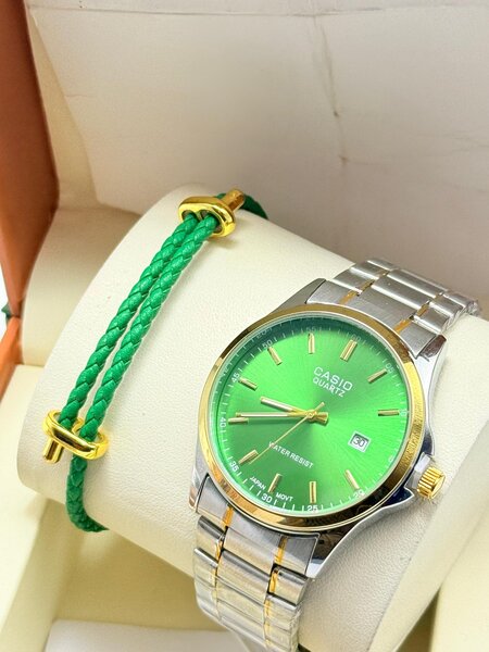 Montre Casio Verte Quartz