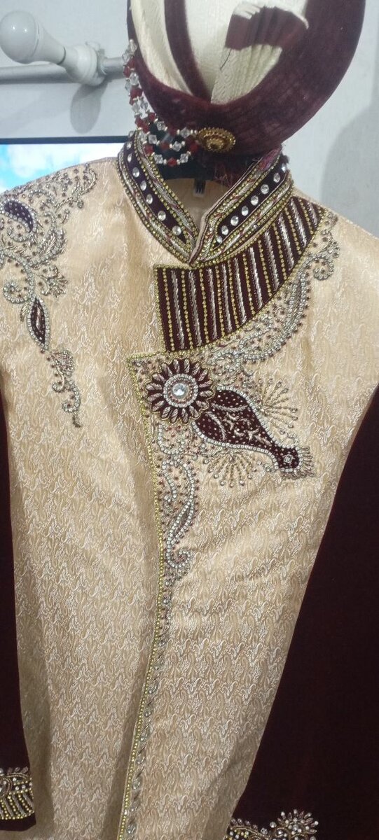 Sherwani with kulla