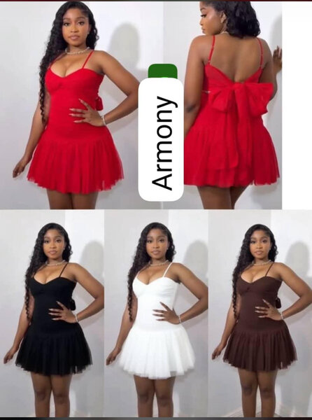 Robe Courte Élégante Armony