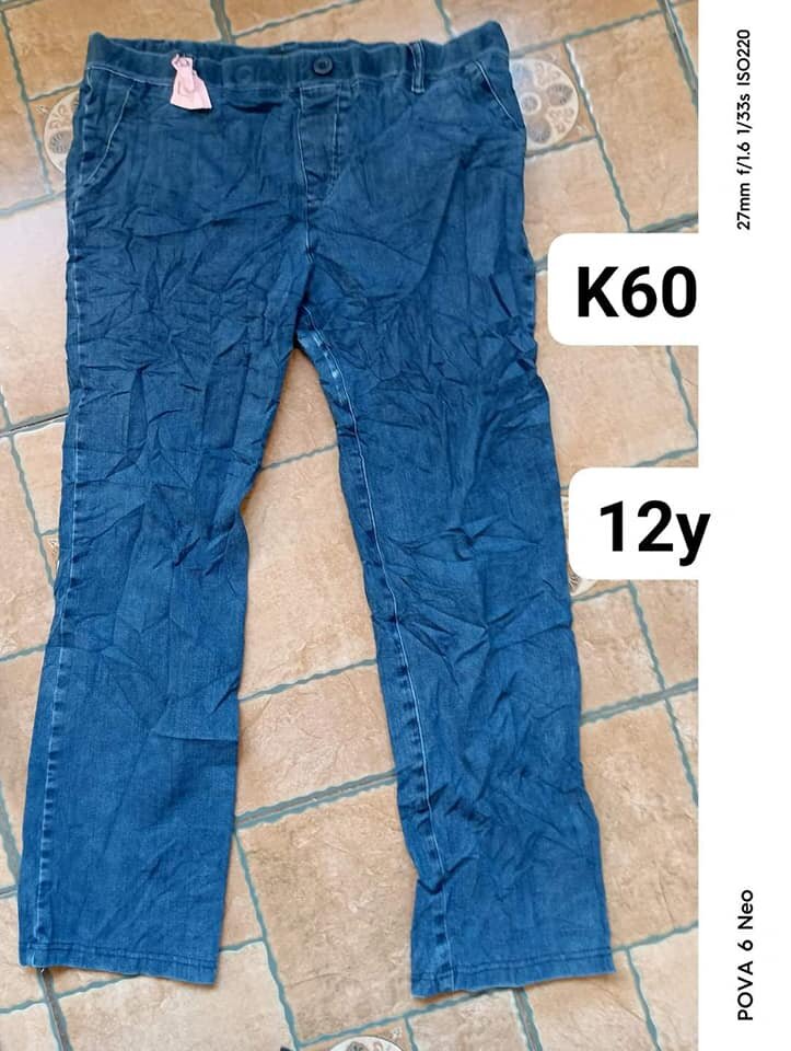 jeans for a teenager are blue