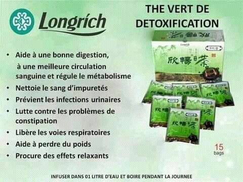Thé Vert Detox Longrich