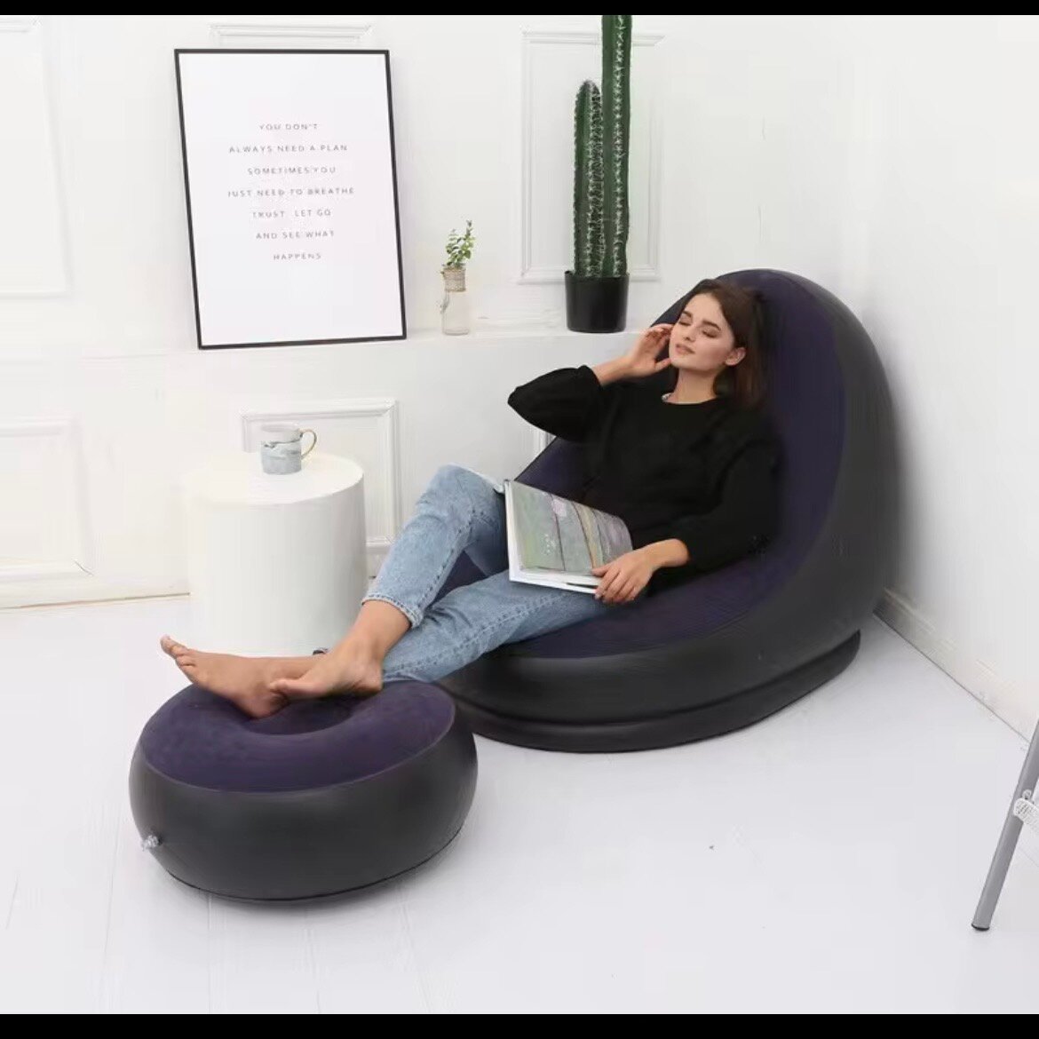 Fauteuil gonflable confortable