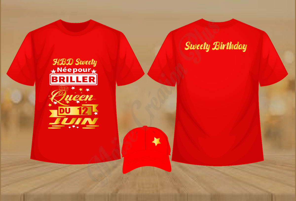T-shirts et Casquettes Anniversaire
