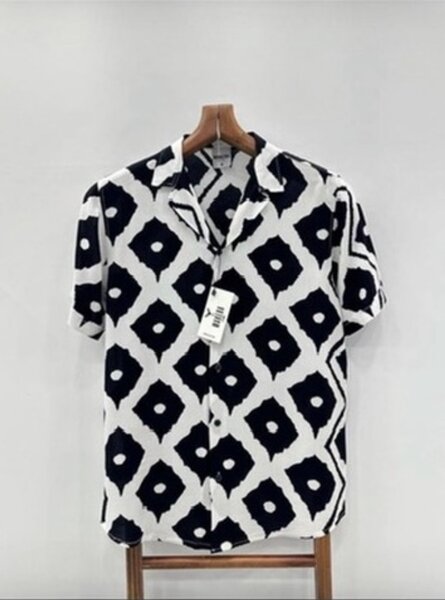 Chemise à motif géométrique