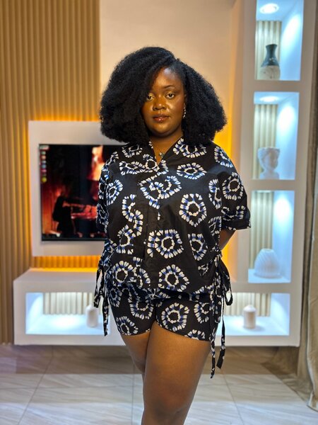 Combishort Africain Élégant