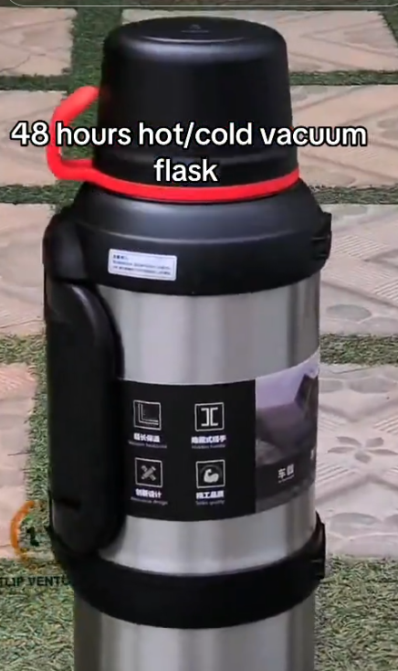 Thermos, keeps warm/cold for up to 48 hours