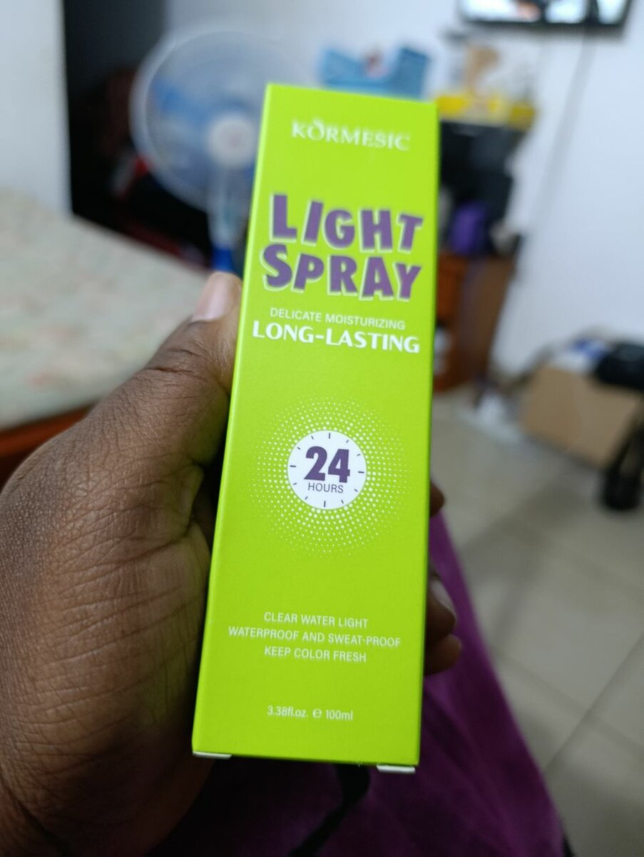 Spray longue durée maquillage