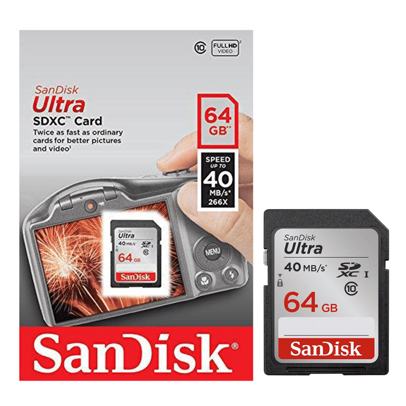 Carte SD SanDisk Ultra 64 Go
