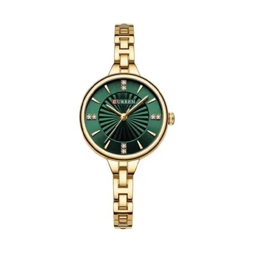 Montre CURREN femme fond vert