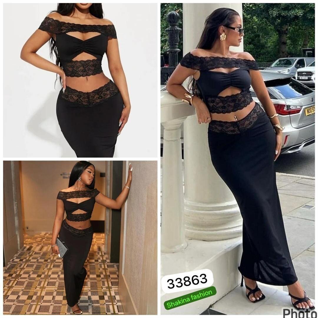 Haut et jupe pour les femmes