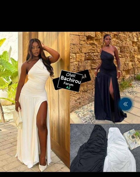 Robe élégante sans manches