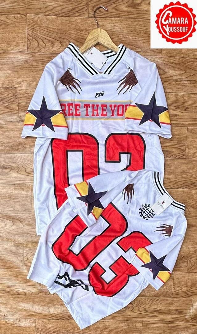 Maillot de rugby blanc