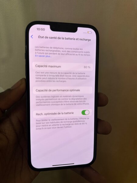 iPhone 128GB Noir Débloqué