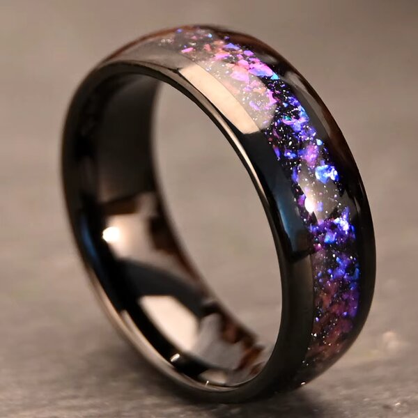 Bague en tungstène élégante