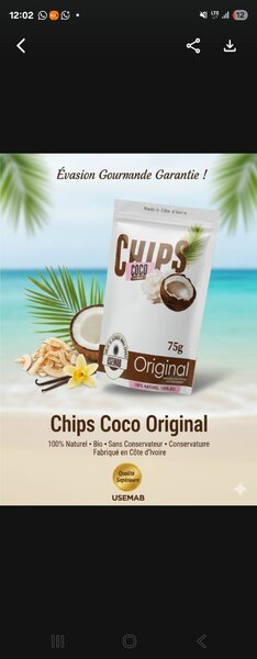 Chips Coco Original Bio 75g