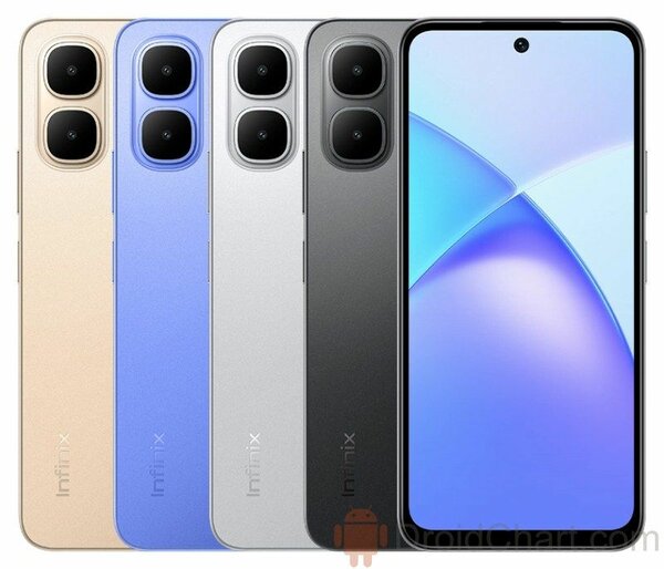 Smartphone Infinix 5G moderne