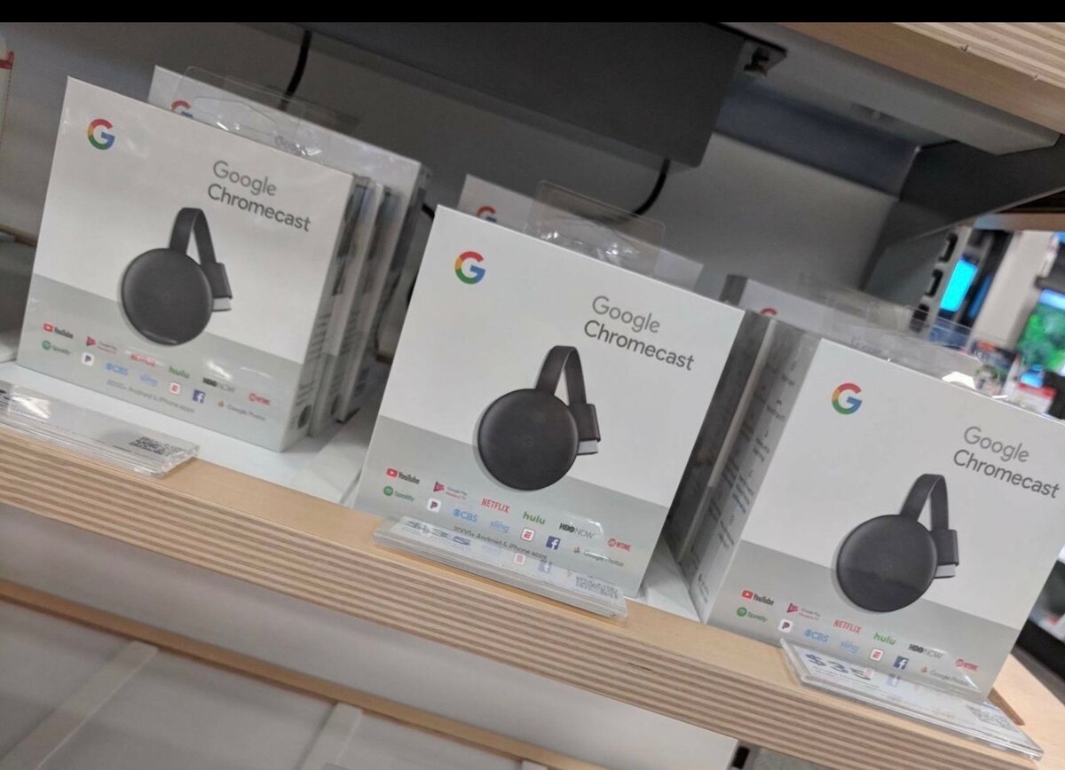 Chromecast 3ème Génération - Original - Avec Toutes Les Fonc
