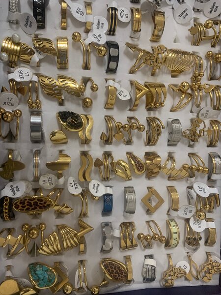 Anneaux en acier inoxydable