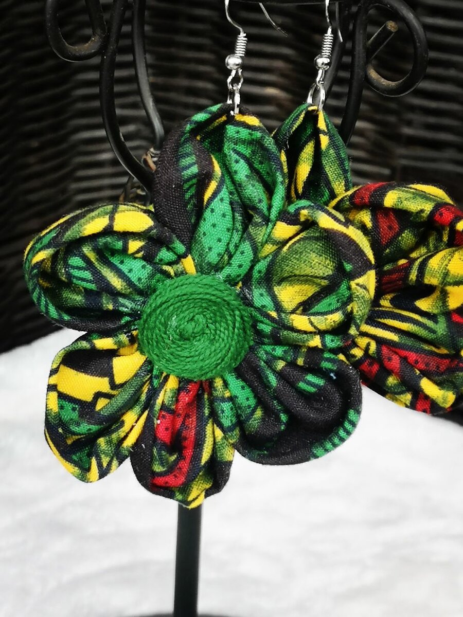 Rosly fabric earrings