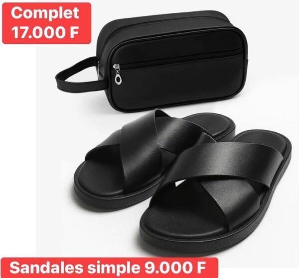 Sandales élégantes avec trousse