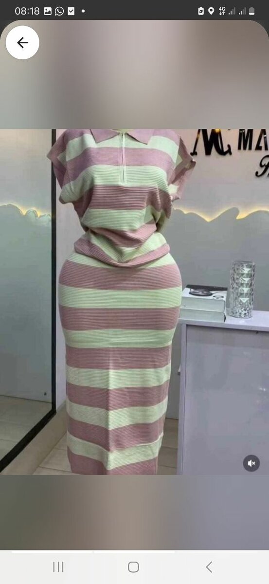 Complet jupe et haut moulante