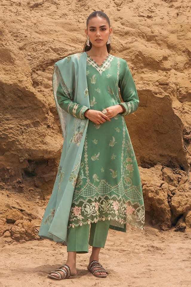 Green suit