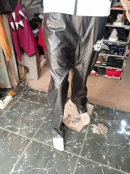 Ensemble en similicuir flamme