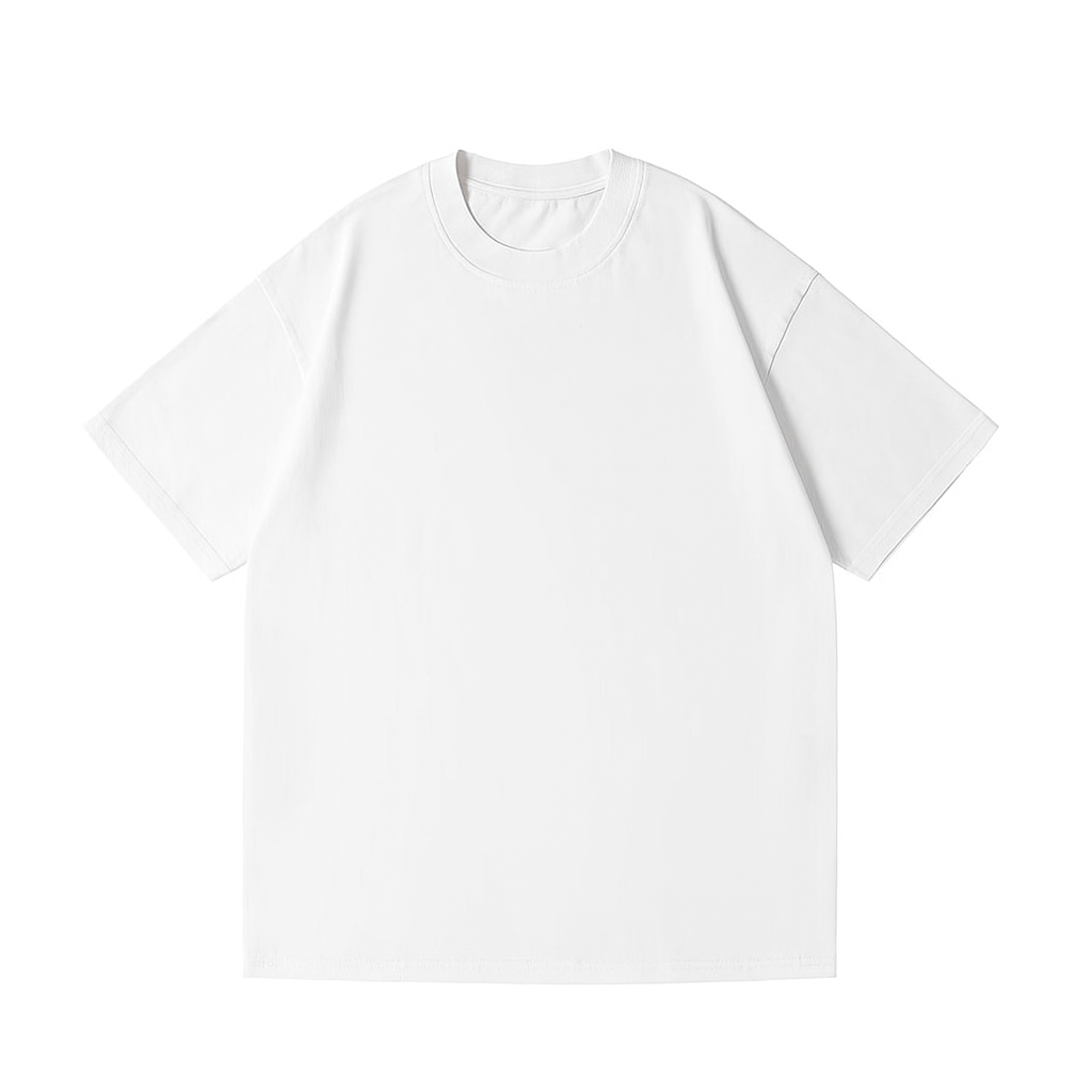T-shirt unique blanc 300gsm