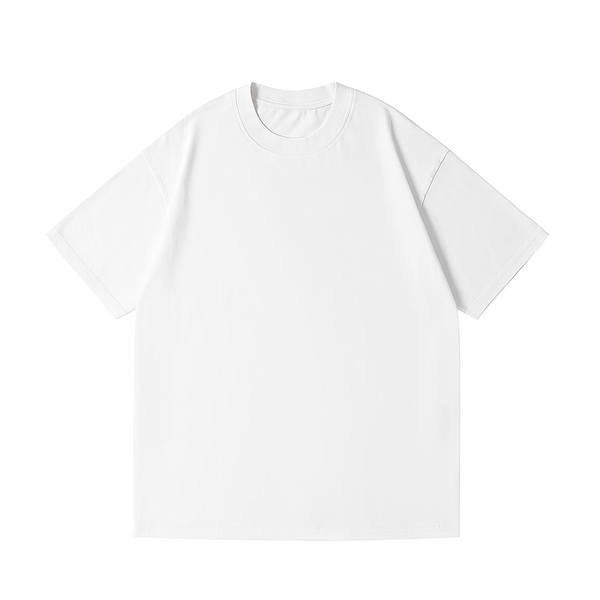 T-shirt unique blanc 300gsm