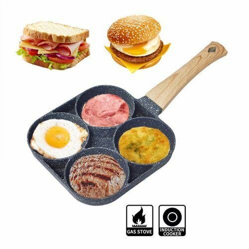 Poêle à œuf 4 trous 