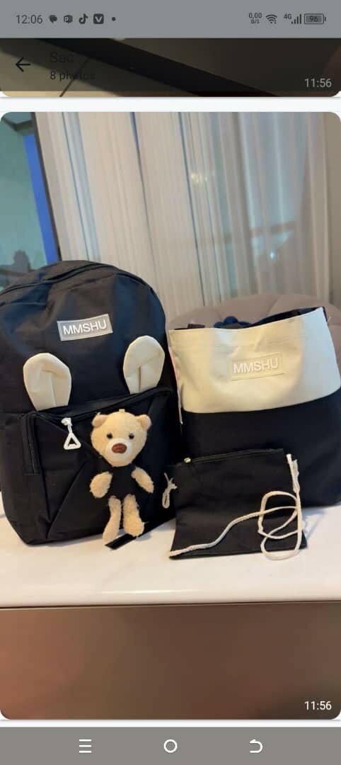 Sac à dos enfant oreilles lapin