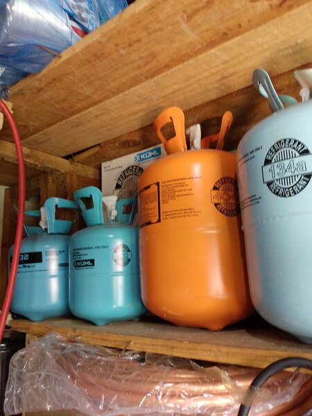 Gass refrigeration system