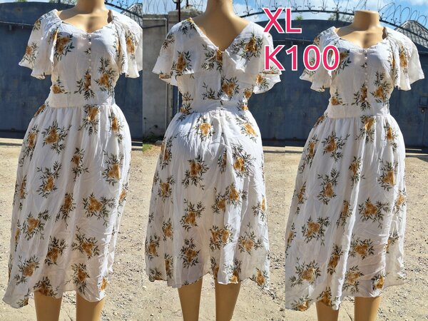 Beautiful and high-quality women's dress made of salaula silk